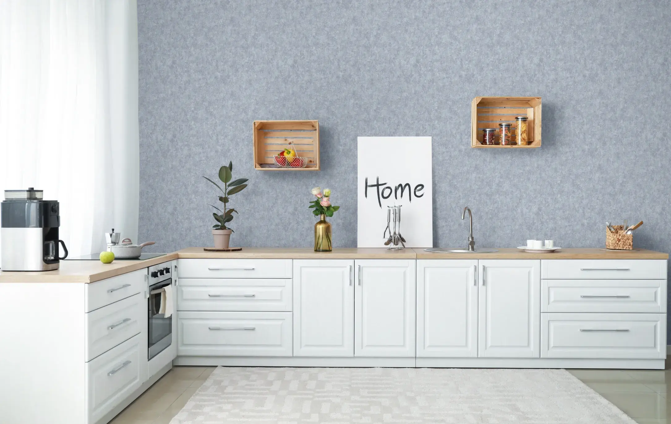 Gray Embossed Wallpaper – Metallic Industrial (7817-2)